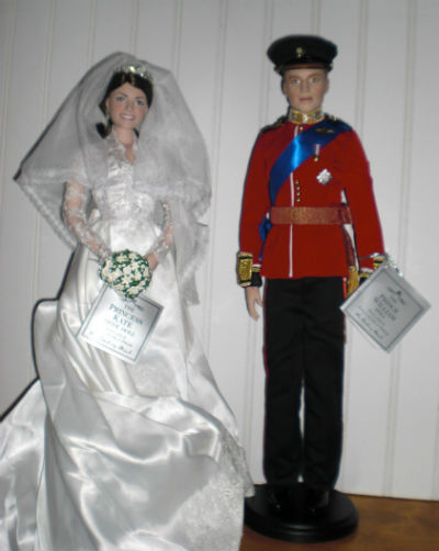 Danbury Mint's Dutchess of Cambridge and Prince William Dolls